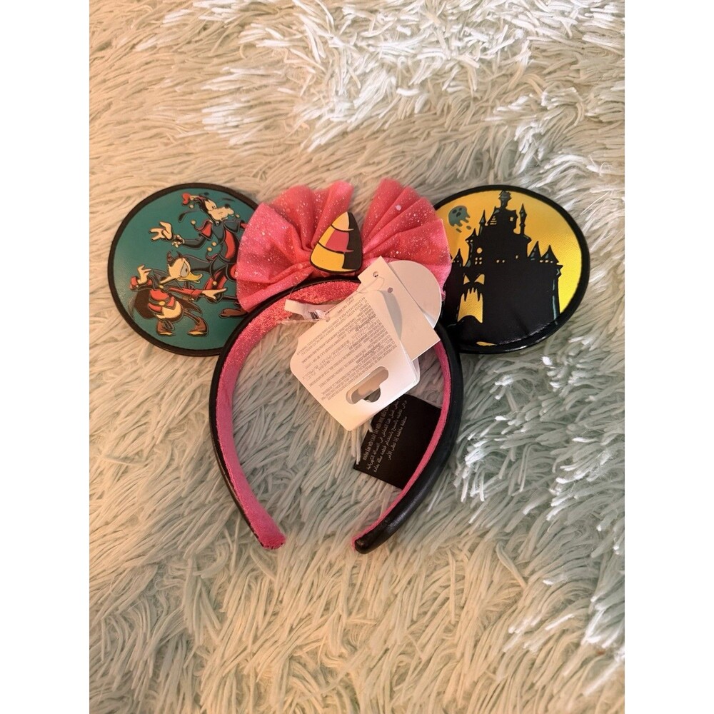 NWT Disney Parks 2023 DVC Vacation Club Minnie Happy Halloween Headband Ears